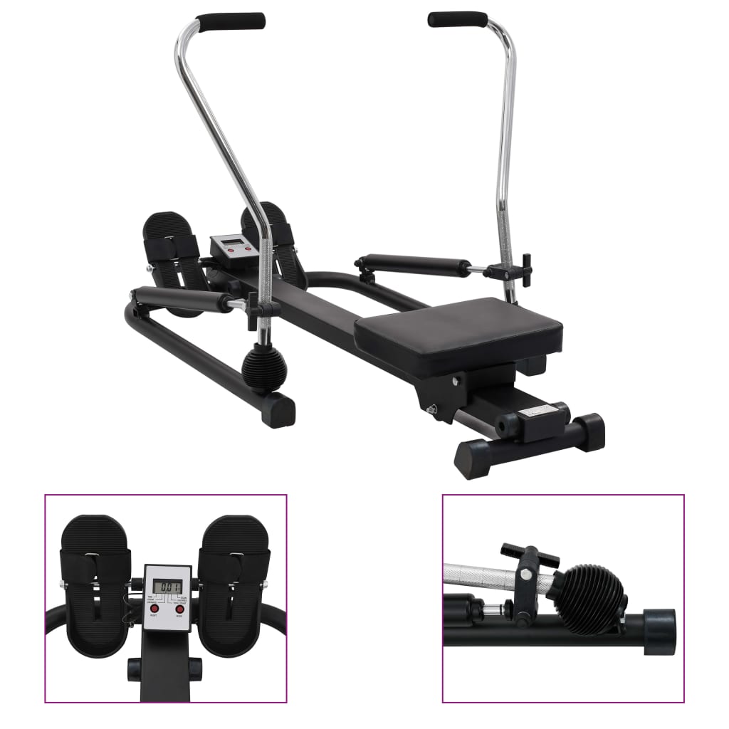 Vidaxl Rowing Trainer con 5 livelli e resistenza idraulica