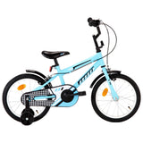 Vidaxl Children's bike 16 inch black and blue