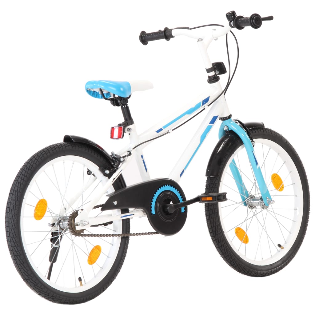 Vidaxl Bike para niños de 20 pulgadas azul y blanco