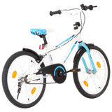 Vidaxl Bike pour enfants 20 pouces bleu et blanc