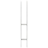 Vidaxl Ground ancrages 2 pcs 7x6x60 cm en acier galvanisé en acier de couleur