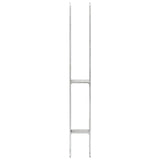 Vidaxl Ground ancrages 6 pcs 7x6x60 cm en acier galvanisé en acier couleur