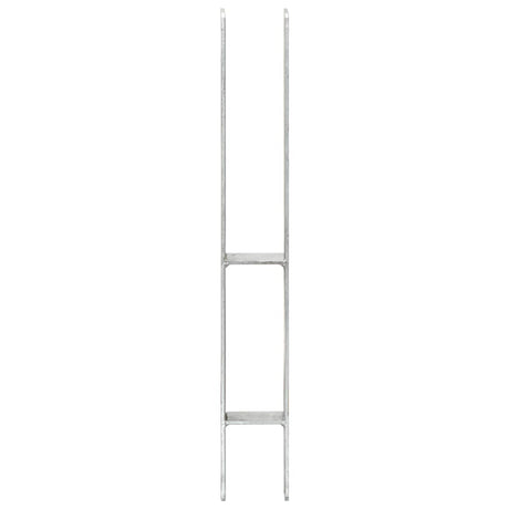 Vidaxl Ground ancrages 6 pcs 7x6x60 cm en acier galvanisé en acier couleur