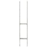 Vidaxl Ground ancrages 6 pcs 9x6x60 cm en acier galvanisé en acier couleur