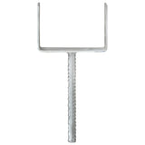Vidaxl Ground ancrages 6 pcs 12x6x30 cm en acier galvanisé en acier couleur