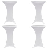 Vidaxl Table debout COUVERTURE 4 ST STRAUT ø80 cm blanc