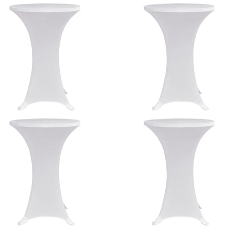 Vidaxl Table debout COUVERTURE 4 ST STRAUT ø80 cm blanc