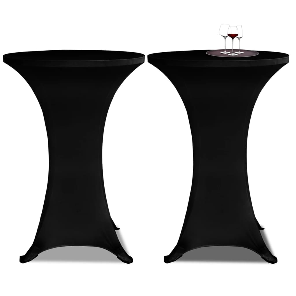 Vidaxl Table debout COUVERTURE 4 ST STRAUT ø60 cm noir