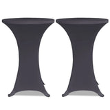 Vidaxl Table cover Stretch 4 st 60 cm anthracite