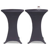 Vidaxl Table Couper Stretch 4 ST 80 cm anthracite