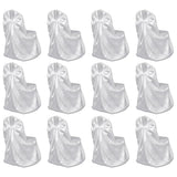 Couverture de chaise vidaxl pour le mariage 12 st blanc