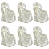 Couverture de chaise Vidaxl pour le mariage 12 St Crème