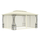 Vidaxl Arbor con reti 300x400x265 cm crema