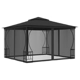 Vidaxl Arbor avec NETS 300x300x265 cm anthracite -colored