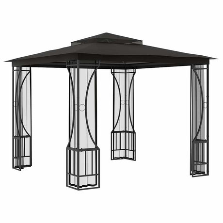 Vidaxl Arbor avec NETS 300x300x265 cm anthracite -colored