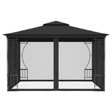 Vidaxl Arbor avec NETS 300x300x265 cm anthracite -colored