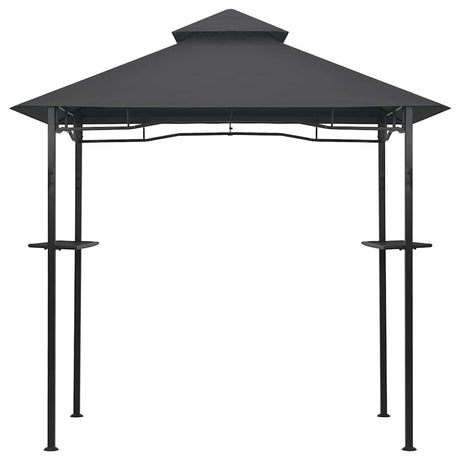 Vidaxl Barbecue Pavilion 240x150x255 cm Anthracite en acier