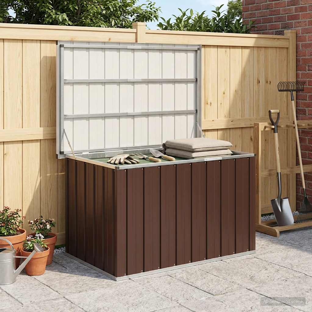 Vidaxl tuinbox bruin 109x67x65 cm