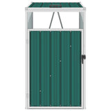 Vidaxl Rangement de cuisson à déchets 72x81x121 cm en acier vert