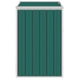 VidaXL waste baking storage 72x81x121 cm steel green