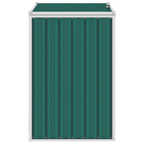 Vidaxx rangement poubelle 72x81x121 cm acier vert