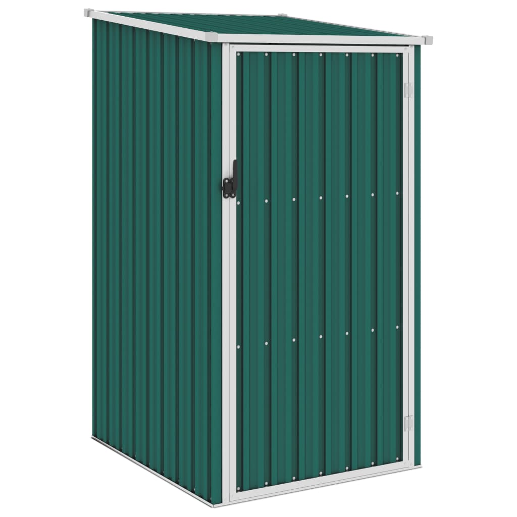 Vidaxl Garden Shed 87x98x159 cm pocinkano jekleno zeleno