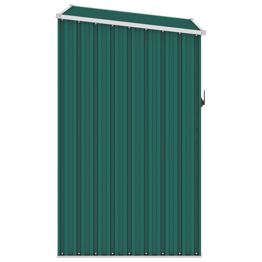 Vidaxl garden shed 87x98x159 cm galvanized steel green