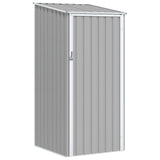 Vidaxl jardin hangar 87x98x159 cm gris en acier galvanisé
