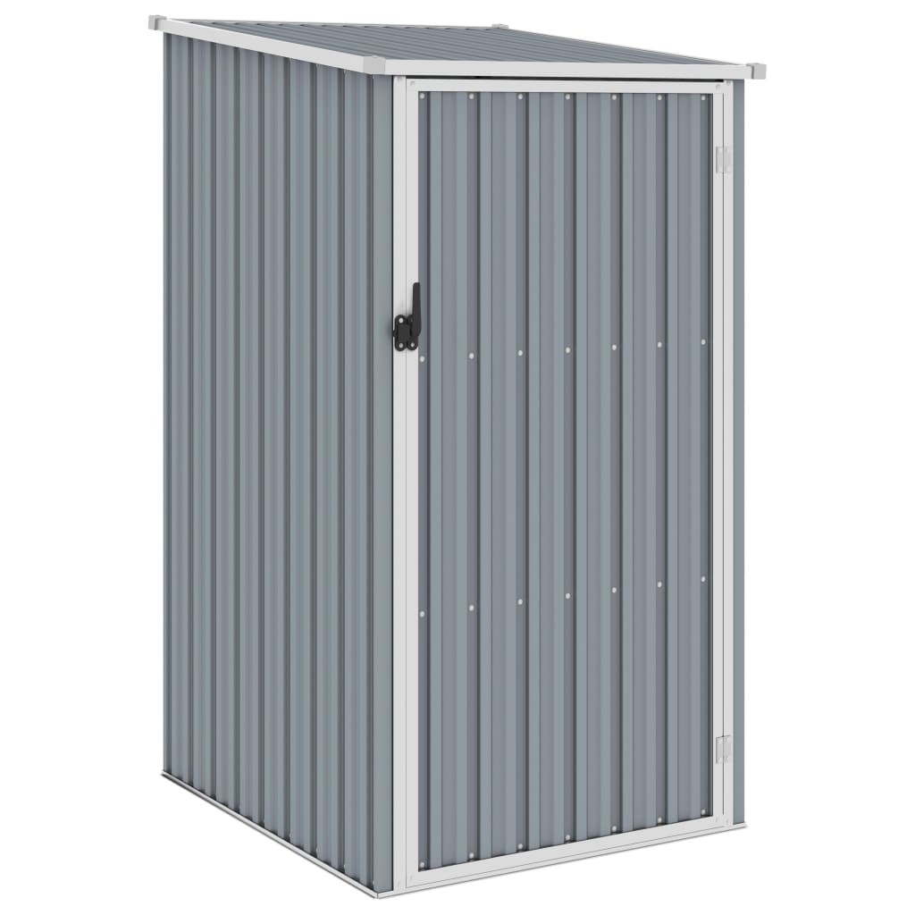 Vidaxl Garden Shed 87x98x159 cm pocinkano jekleno sivo