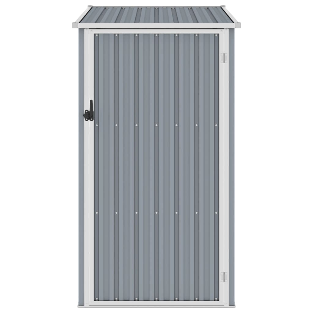 Vidaxl Garden Shed 87x98x159 cm ocynkowana stalowa szarość