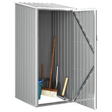 Vidaxl jardin hangar 87x98x159 cm gris en acier galvanisé