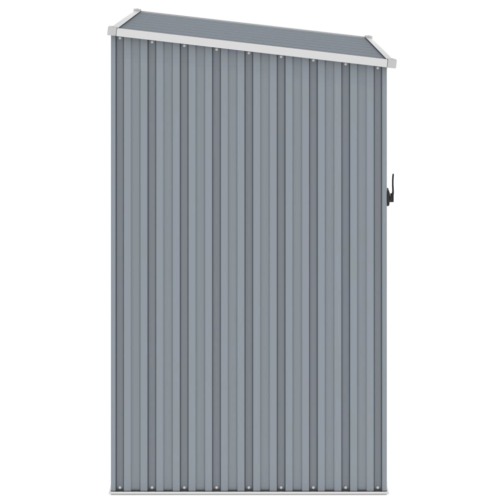 Vidaxl Garden Shed 87x98x159 cm galvaniseret stålgrå