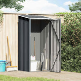 Vidaxl hangar de jardin 87x98x159 cm anthracite en acier galvanisé