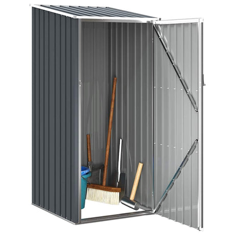 Vidaxl hangar de jardin 87x98x159 cm anthracite en acier galvanisé