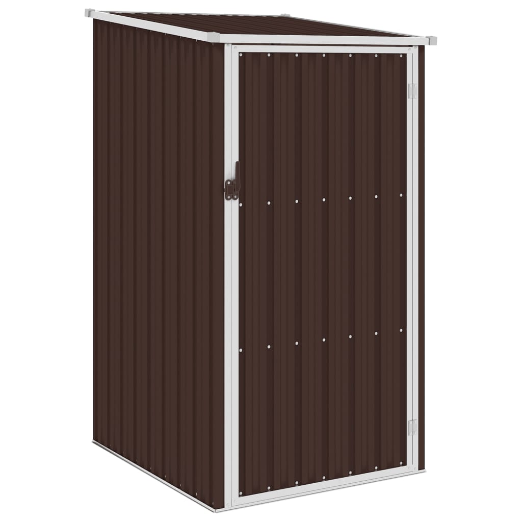 Vidaxl Garden Shed 87x98x159 cm galvanisert stålbrun