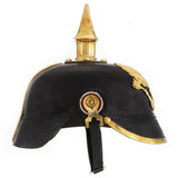 Vidaxl pickelhaube germaans replica larp staal zwart