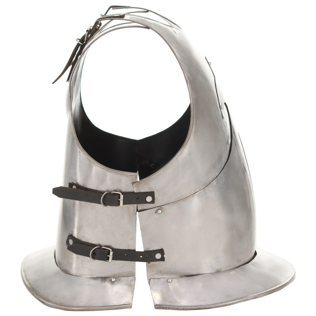 Vidaxl Kuras Medieval Replica Larp Steel Silver Colored