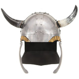 Vidaxl viking casque fantasy larp silver silver colored