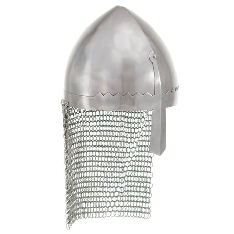 VidaXL casque de chevalier réplique GN acier couleur argent