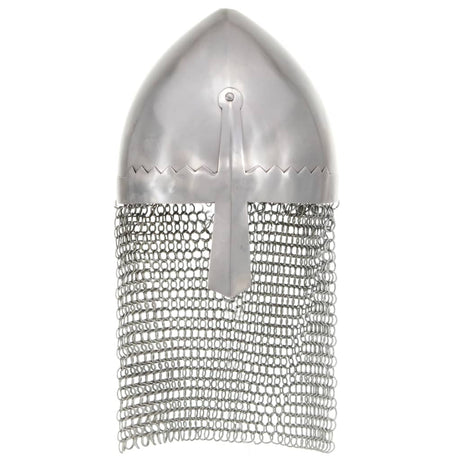 VidaXL casque de chevalier réplique GN acier couleur argent