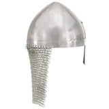VidaXL casque de chevalier réplique GN acier couleur argent