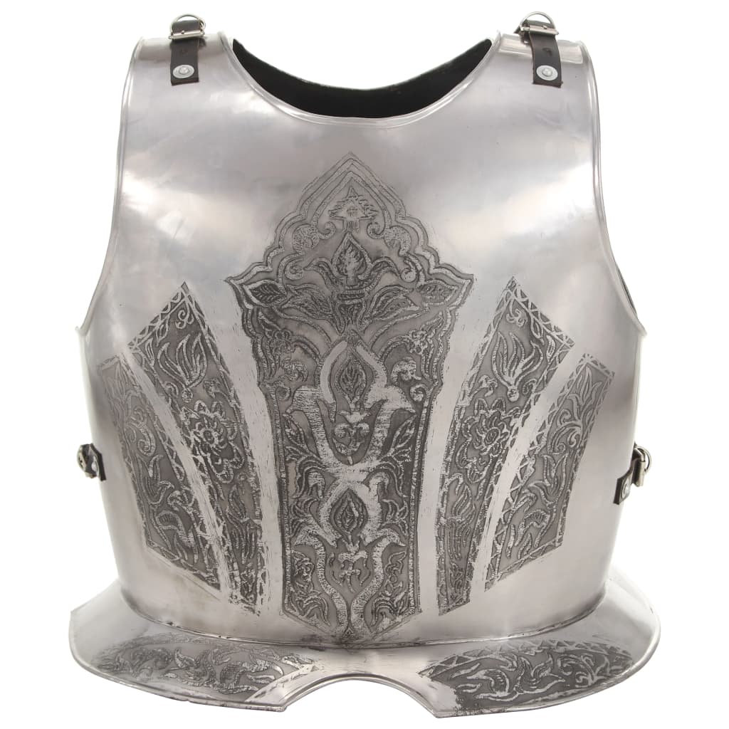 Vidaxl Kuras Medieval Replica Larp Steel Silver Colored