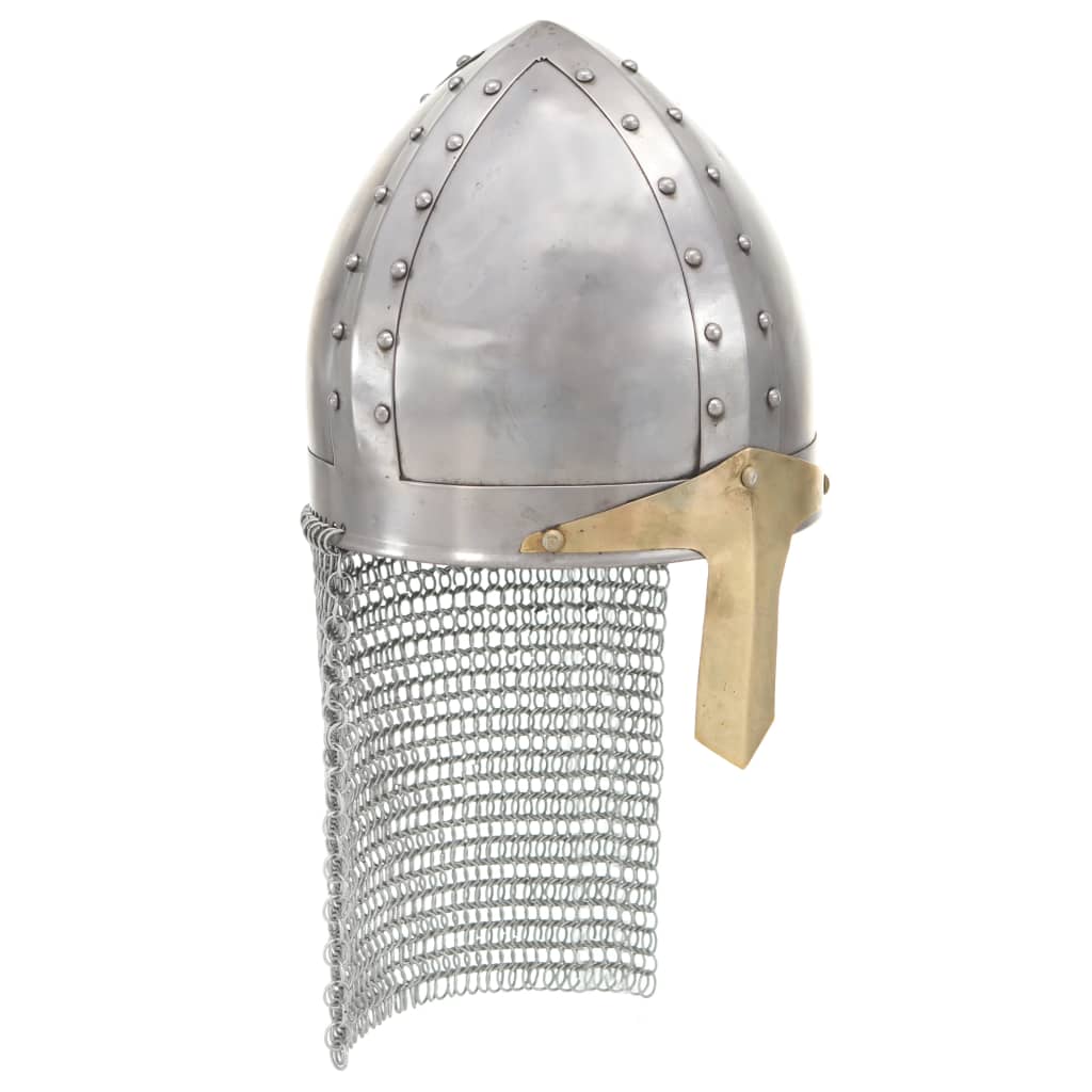 Vidaxl Crusader Replica Larp Steel Silver w kolorze