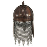 VidaXL casque viking réplique GN acier couleur cuivre