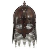 VidaXL casque viking réplique GN acier couleur cuivre