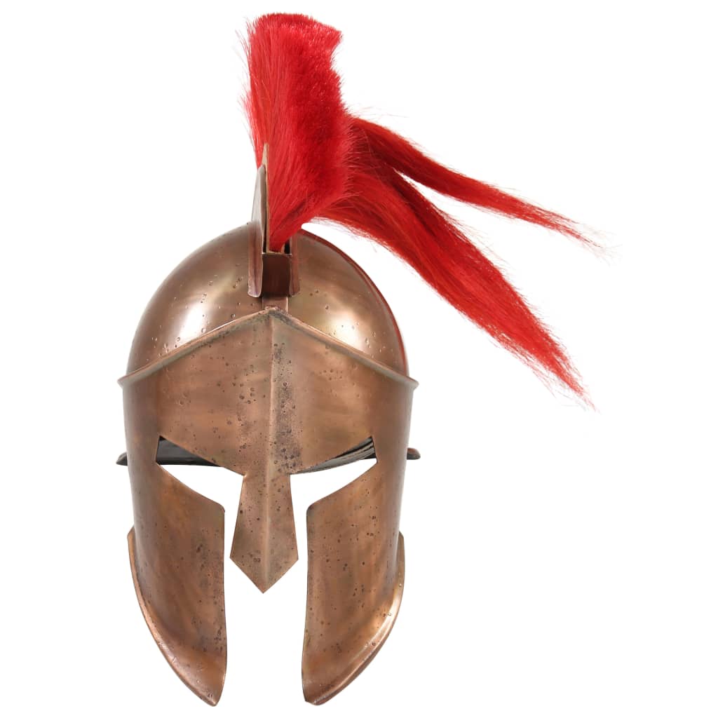 Vidaxl Soldatenhelm Greek Replica Larp Steel Copper -Colored