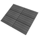 Vidaxl tile 6 PCs 1m² 60x30 cm hkc gro