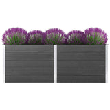 Vidaxl Planter hevet 250x50x91 cm HKC Gray