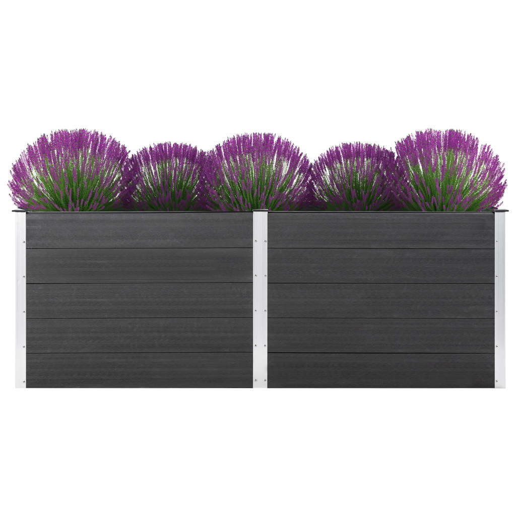 Vidaxl Planter höjde 250x100x91 cm HKC Gray