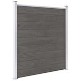 Vidaxl Fence 180x186 cm HKC Gray